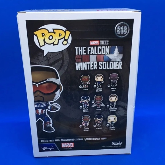 Funko Pop! Falcon and the Winter Soldier: Captain America #818 Amazon Exclusive - Picture 3 of 11